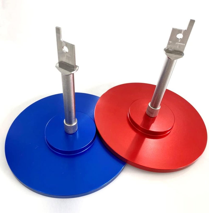 EBIEFLY DIY UVC Reciprocating Saw Machines Adapter Cup Attachments Connector Fit for Reciprocating Saws Adapter Tools Aluminium Smooth Surface (Red) - Image 2